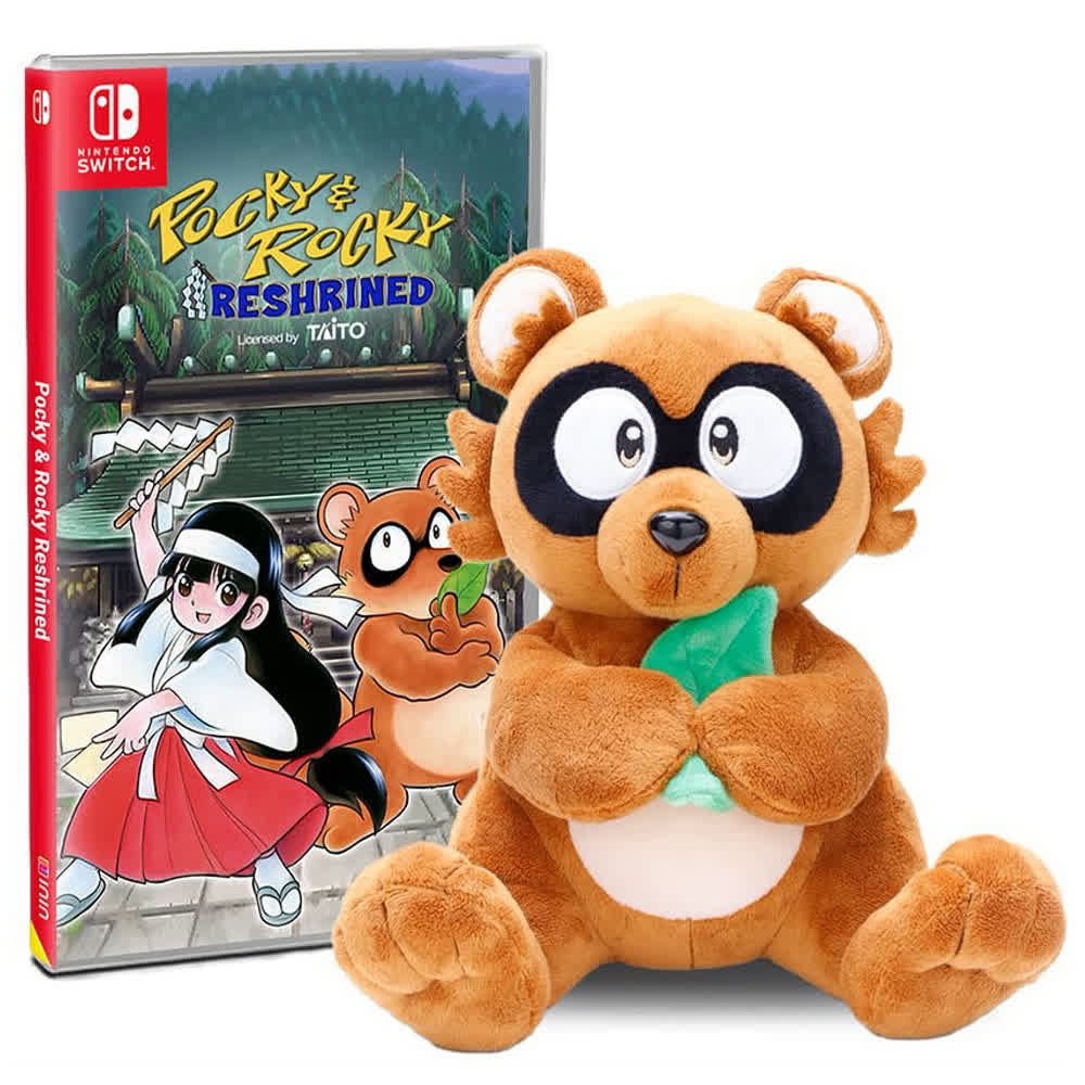 Pocky & Rocky Reshrined - Plushie Bundle (SLG) [Nintendo Switch, английская версия]