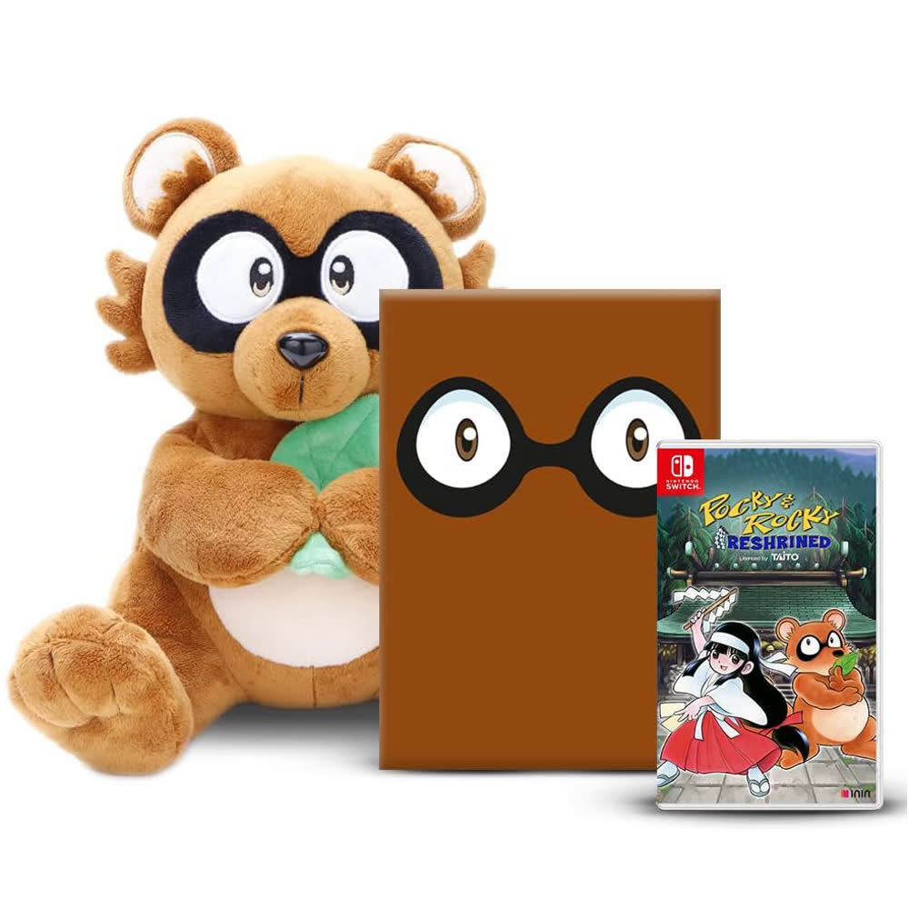 Pocky & Rocky Reshrined - Collect. Edit. (Plushie Bundle) (SLG) [Nintendo Switch, английская версия]