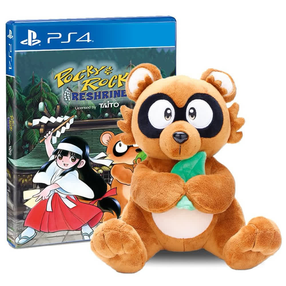 Pocky & Rocky Reshrined - Plushie Bundle (SLG) [PS4, английская версия]