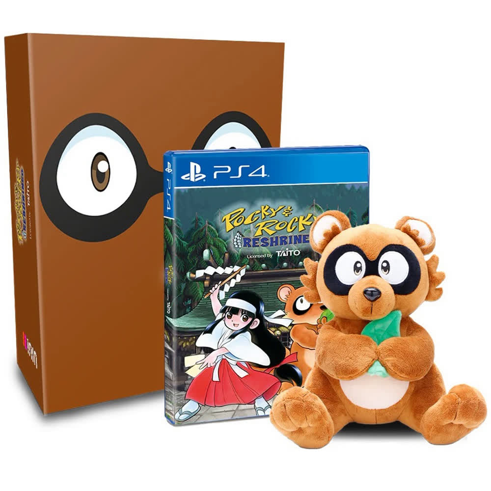 Pocky & Rocky Reshrined - Collect. Edit. (Plushie Bundle) (SLG) [PS4, английская версия]