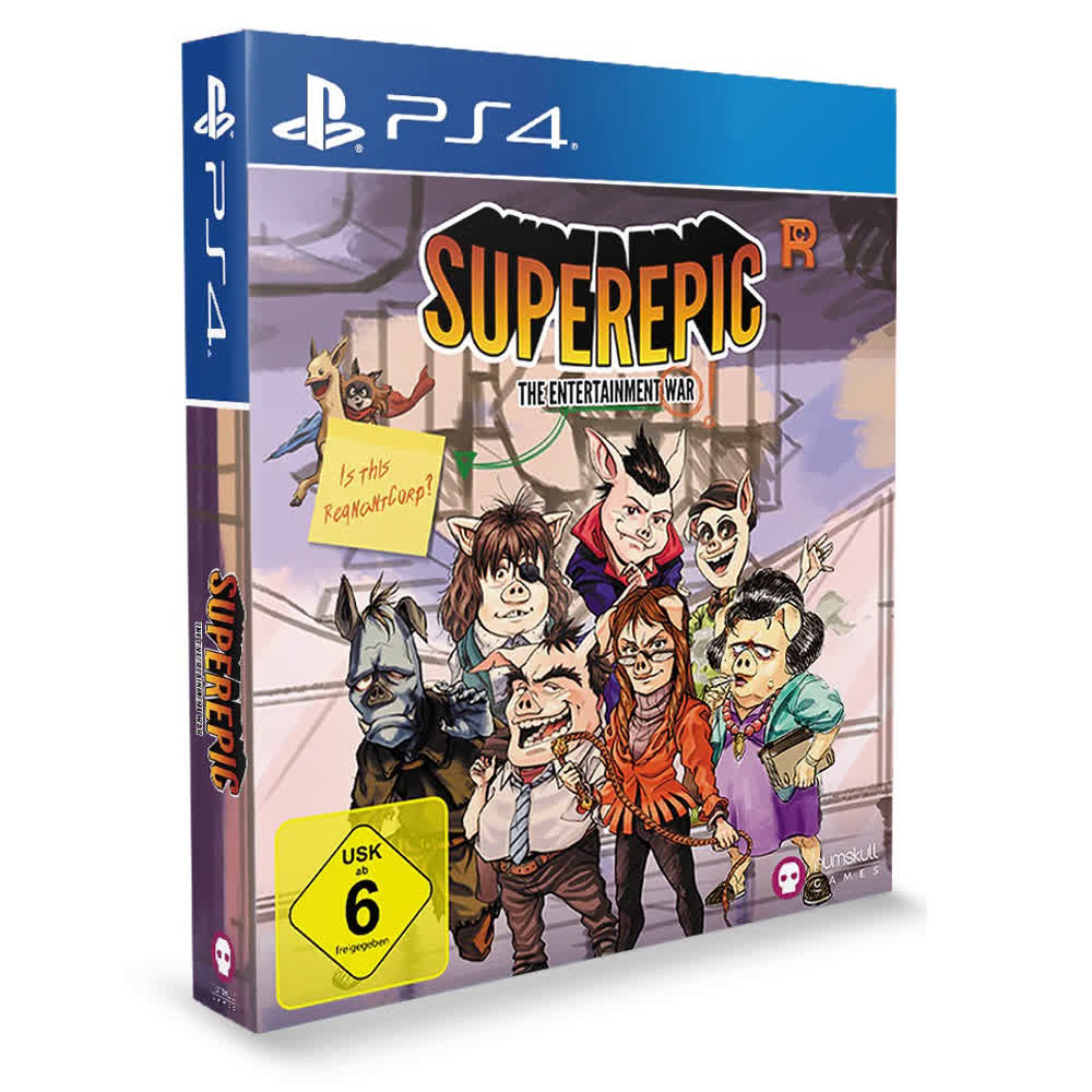 SuperEpic: The Entertainment War - Special Limited Edition (SLG) [PS4, английская версия]