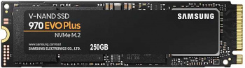 Внутренний SSD  Samsung   250GB  970 Evo Plus, (M.2),2280, PCI-E 3.0x4, R/W -3400/1500 MB/s, 3D TLC