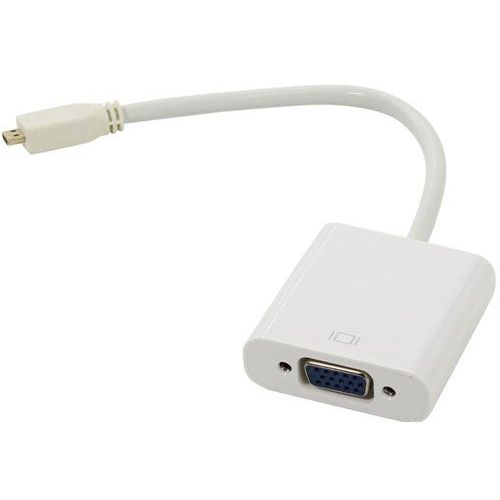 Кабель-переходник VCOM Micro HDMI M=>VGA F, 0.15 м. (1/150)