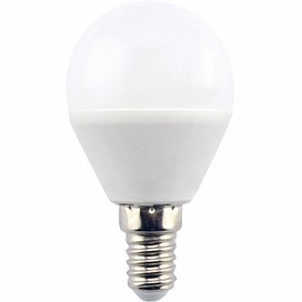 Лампа светодиодная ECOLA globe 8,0W G45 220V E14 4000K шар (композит) 78x45 (10/100)