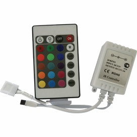 Ecola LED strip RGB IR controller 6A 72W 12V (144W 24V) с инфракрасным пультом управления (1/100)