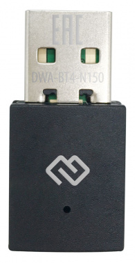 Wi-Fi адаптер + Bluetooth DIGMA DWA-BT4-N150 USB 2.0