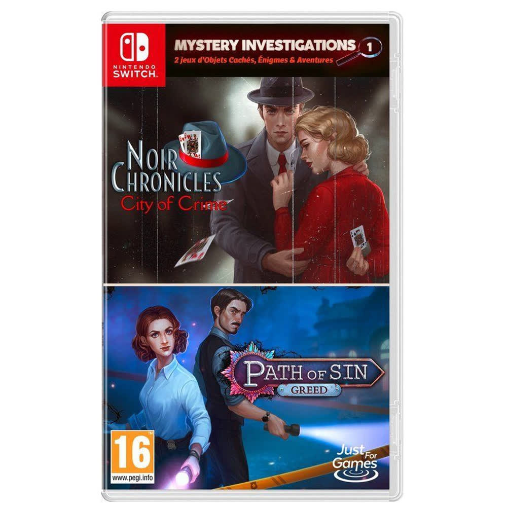 Myst. Invest. 1: Noir Chronicles: City of Crime+Path Of Sin:Greed  [Nintendo Switch, русская версия]