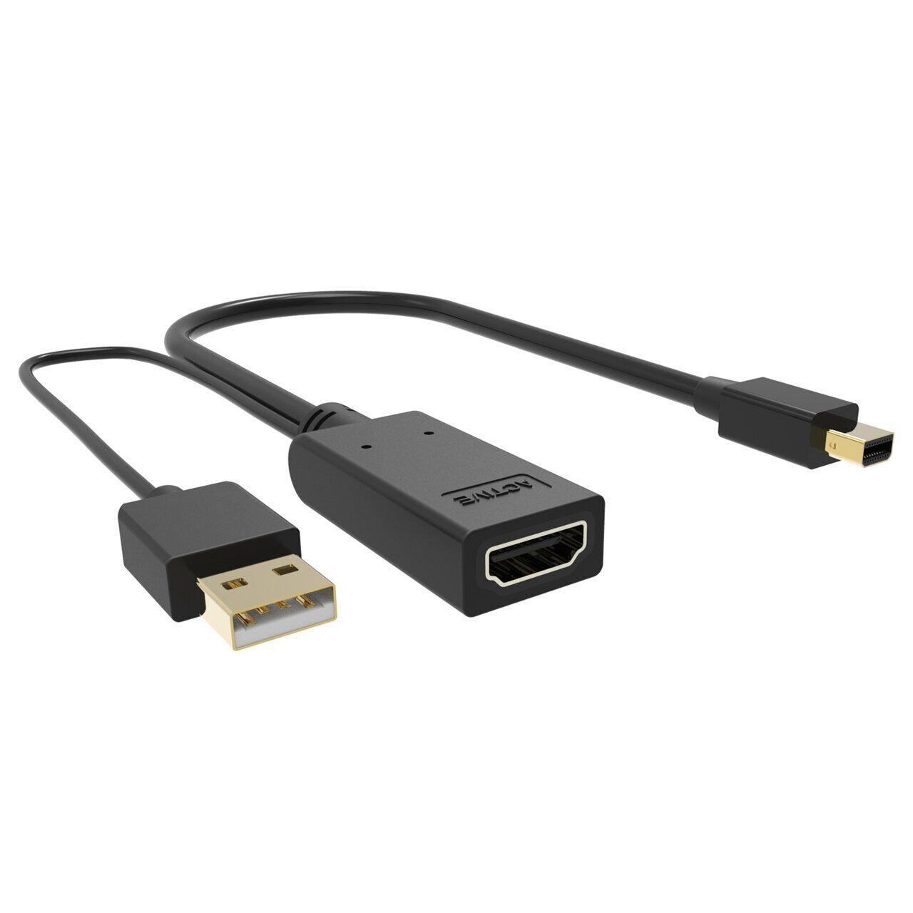 Кабель-переходник HDMI(F) +USB---> miniDP(M 0.15m  4K*30Hz VCOM<CG497-0.15>