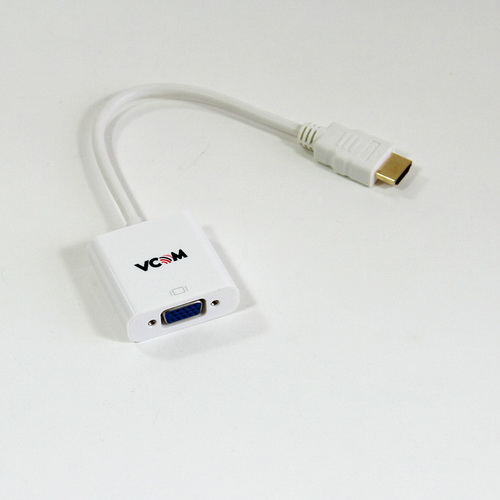 Кабель-переходник VCOM HDMI(M) -> VGA(F), 0,2 м. (1/50)