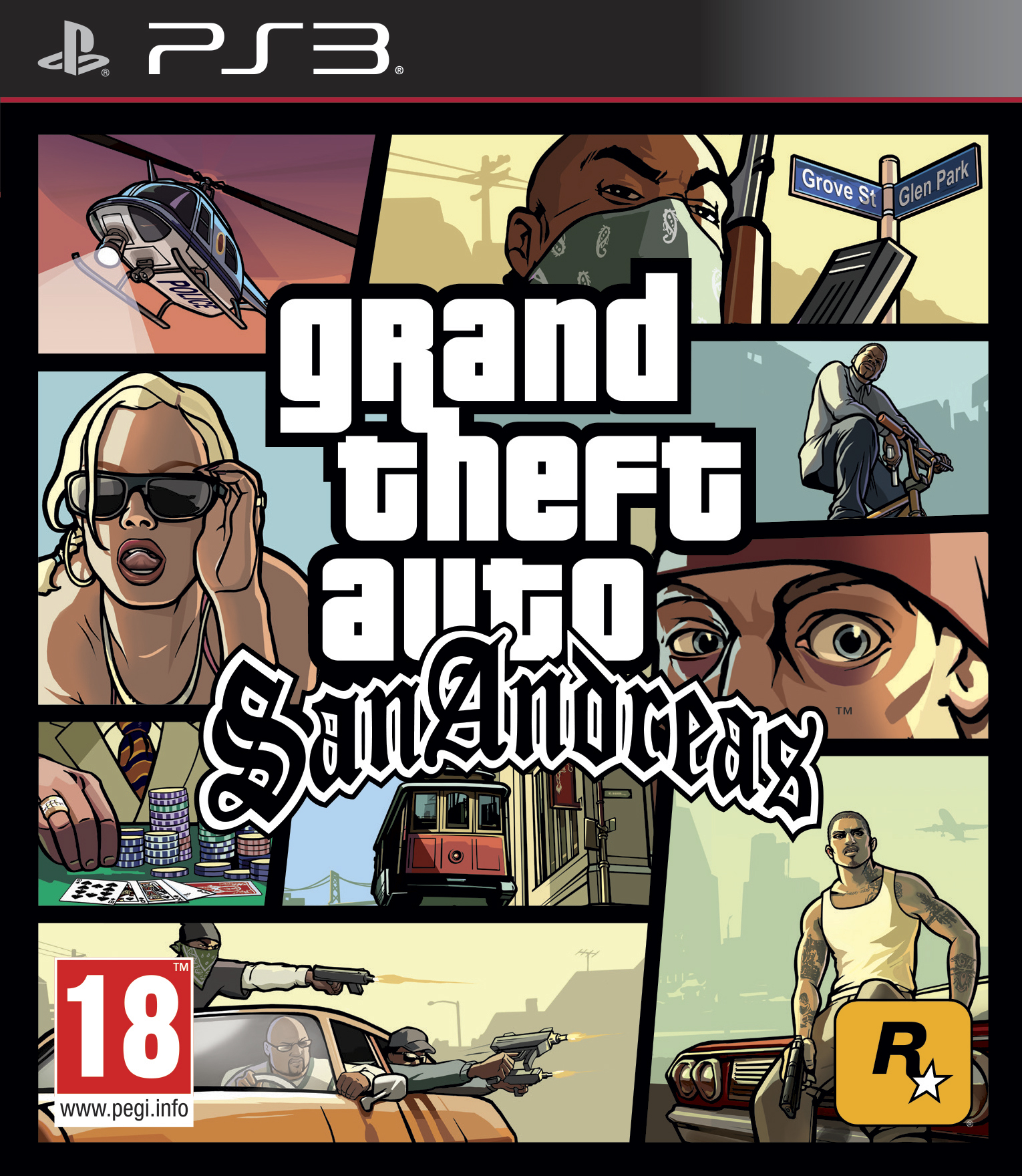 Grand Theft Auto: San Andreas [PS3, русские субтитры]