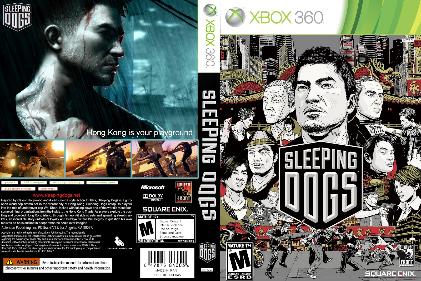 Sleeping Dogs [Xbox 360, английская версия]