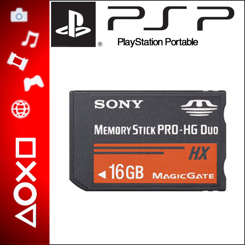Карта памяти PSP 16Gb Sony Memory Stick Pro DUO