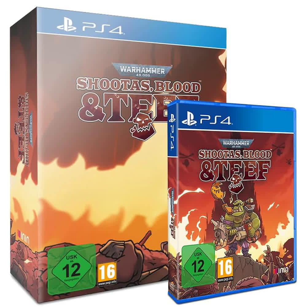 Warhammer 40,000: Shootas, Blood & Teef - Collector's Edition (SLG) [PS4, русские субтитры]