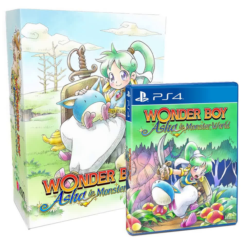 Wonder Boy: Asha in Monster World - Collector's Edition (SLG) [PS4, английская версия]