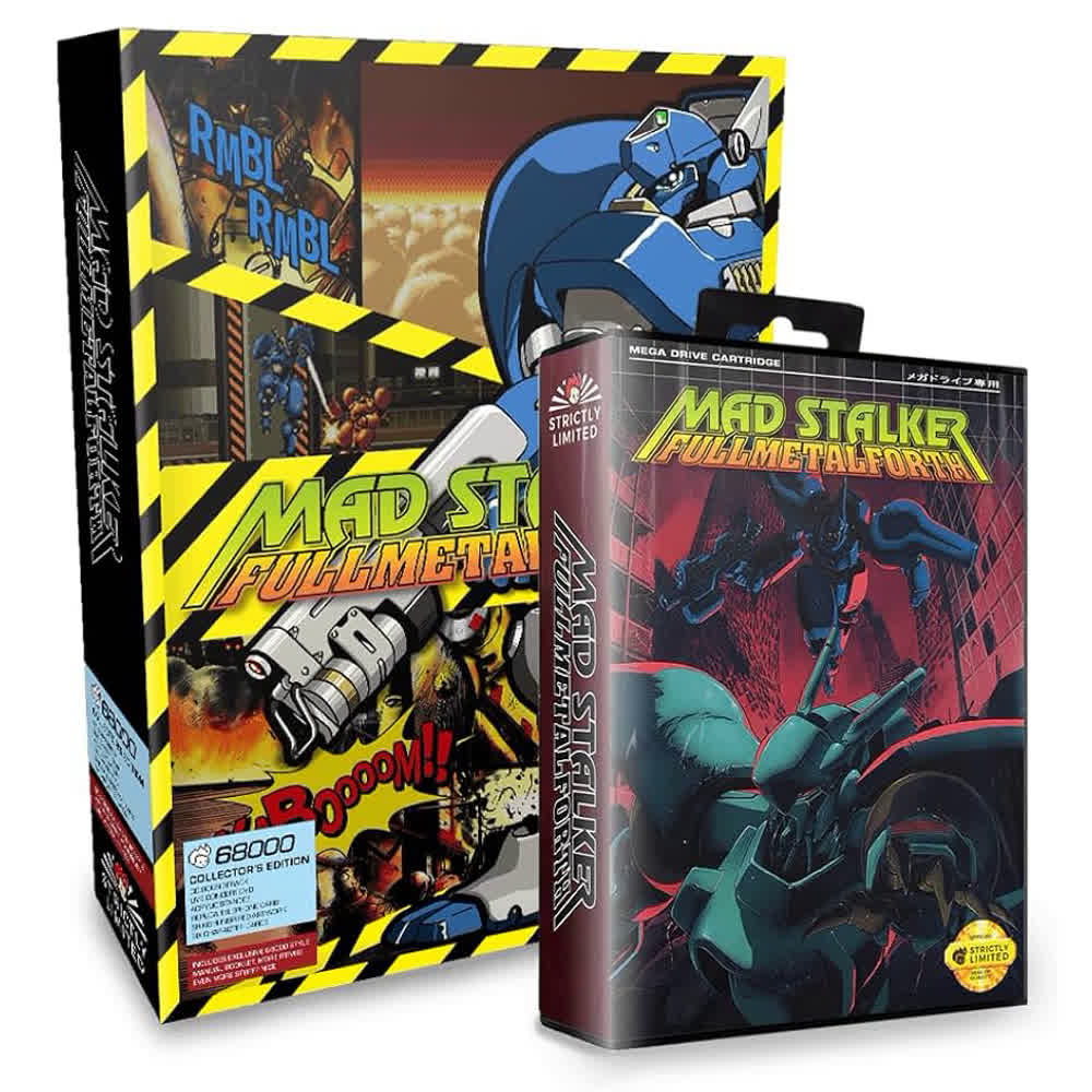 MEGA DRIVE Mad Stalker: Full Metal Forth Collector's Edition (SLG)