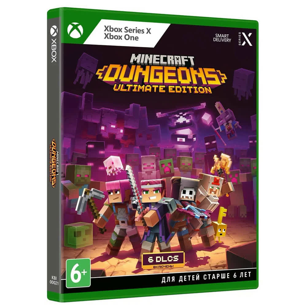 Minecraft Dungeons - Ultimate Edition [Xbox Series X - Xbox One, русские субтитры]