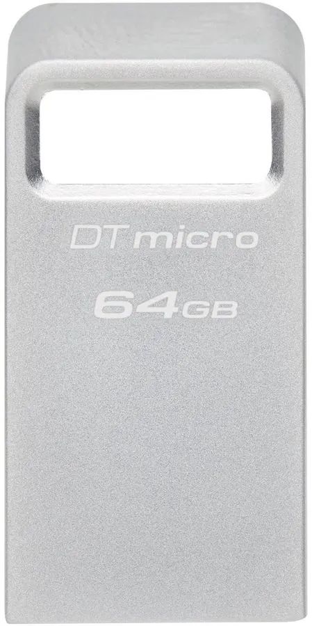 USB 3.2  64GB  Kingston  DataTraveler Micro G2  металл