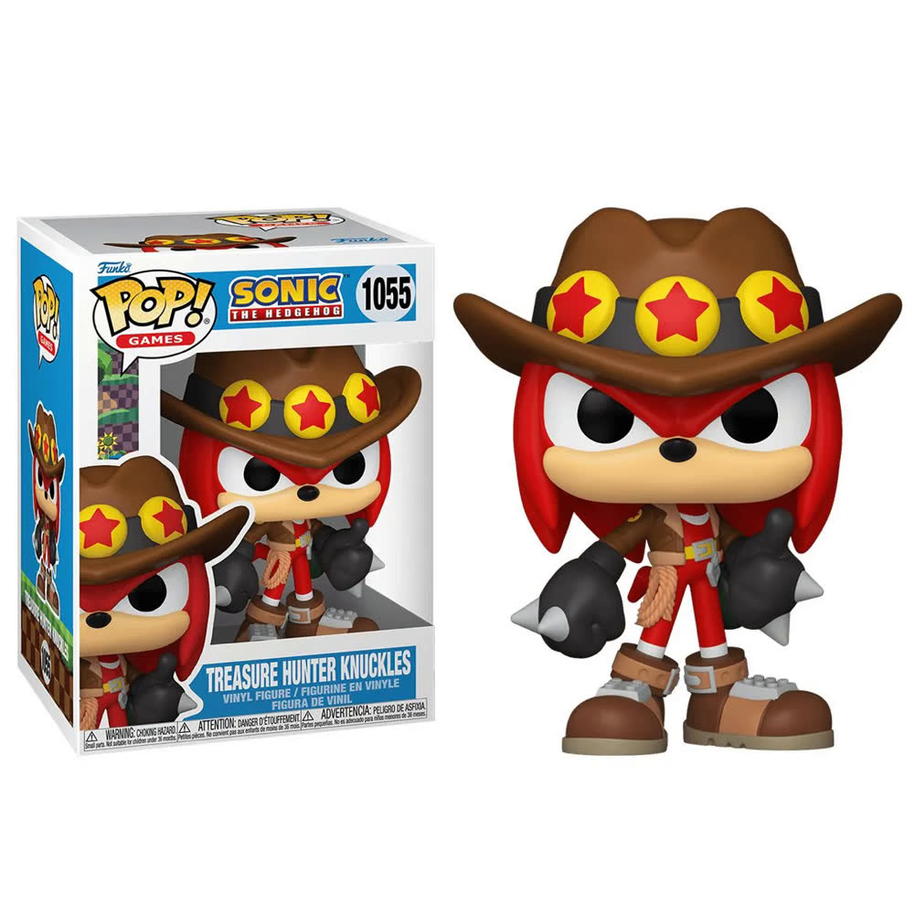 Фигурка Funko Pop! Games: Sonic The Hedgehog - Treasure Hunter Knuckles (1055)