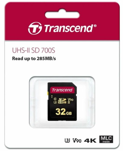 SDHC  32GB  Transcend 700S UHS-II U3 V90