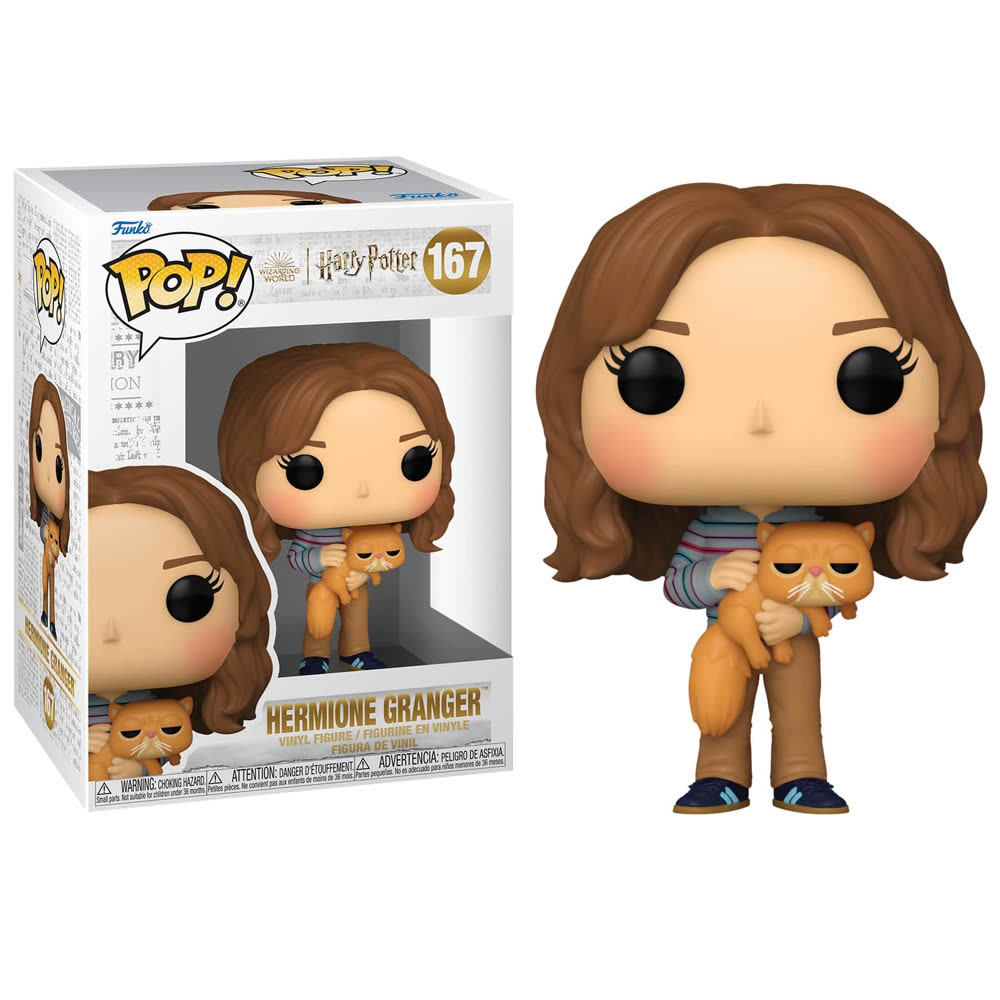 Фигурка Funko Pop! Harry Potter and the Prisoner of Azkaban - Hermione with Crookshanks (167)