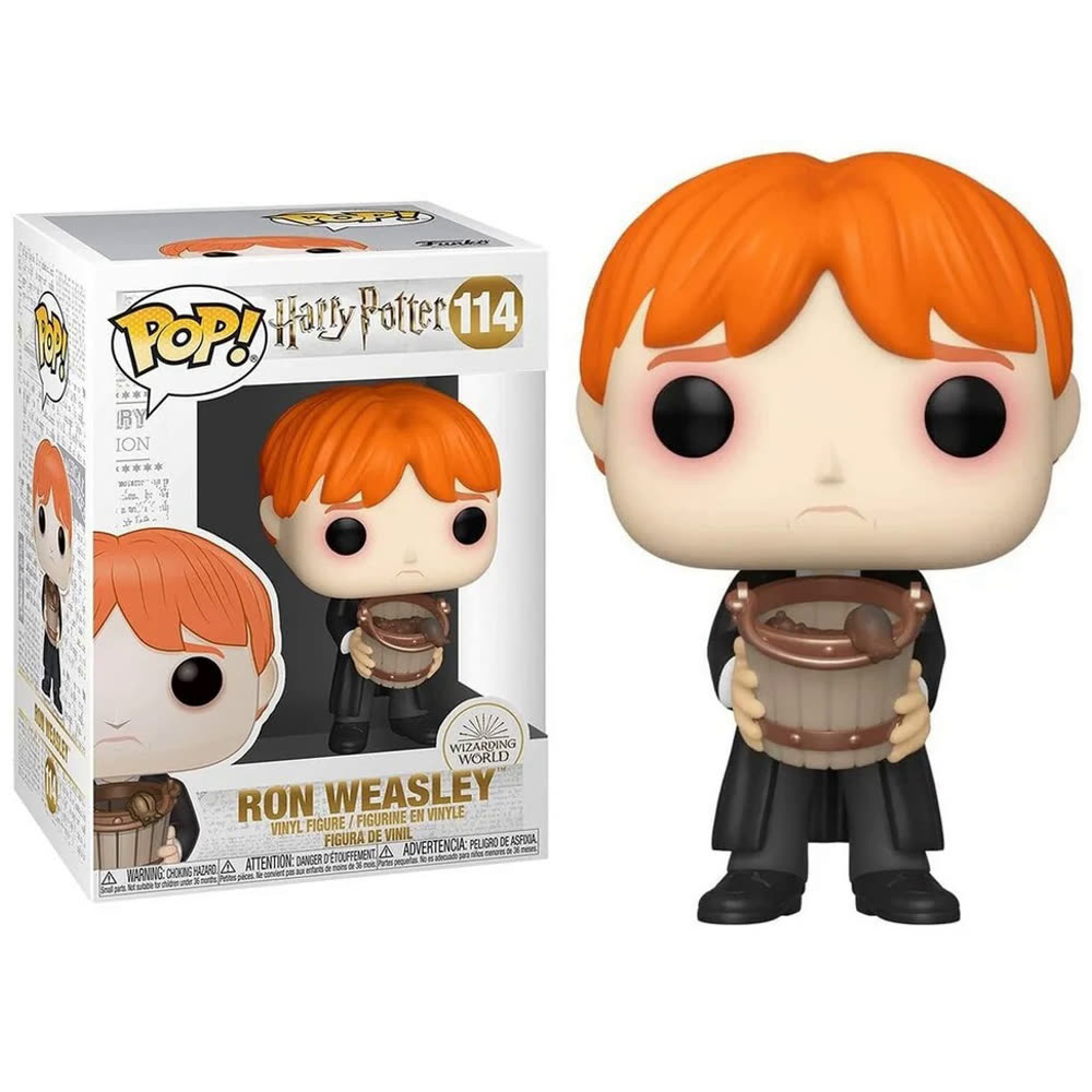 Фигурка Funko Pop! Harry Potter - Ron Weasley Puking Slugs with Bucket (114)