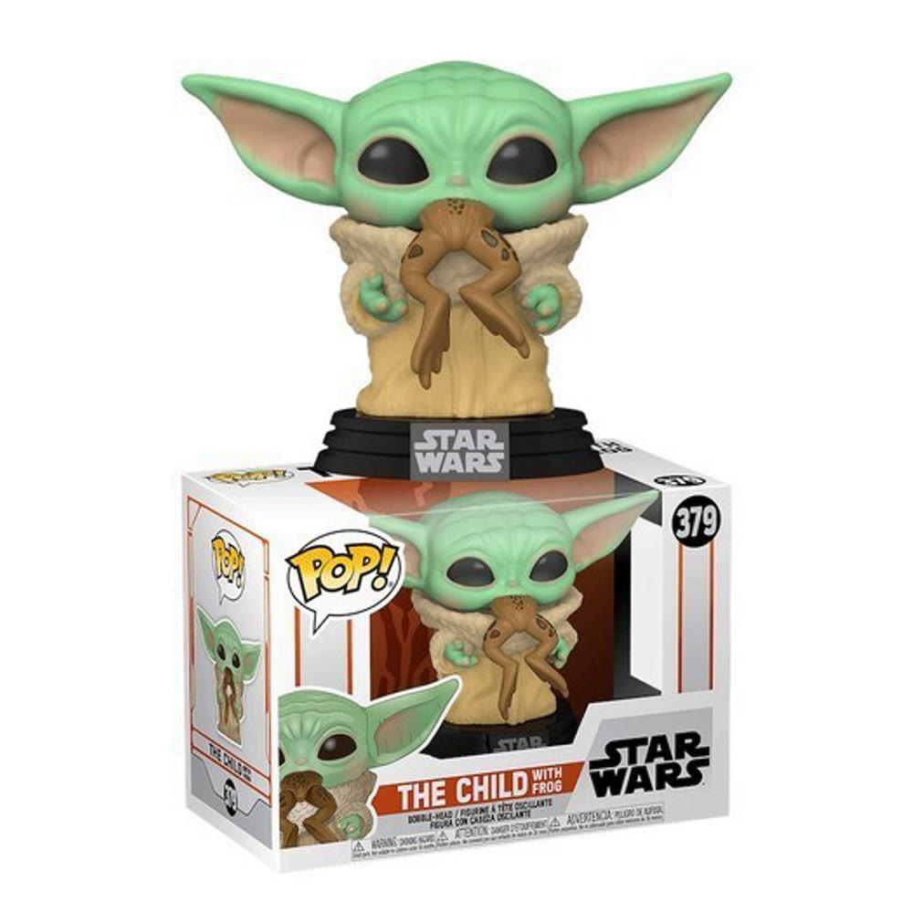 Фигурка Funko Pop! Star Wars: The Mandalorian - The Child With Frog (379)