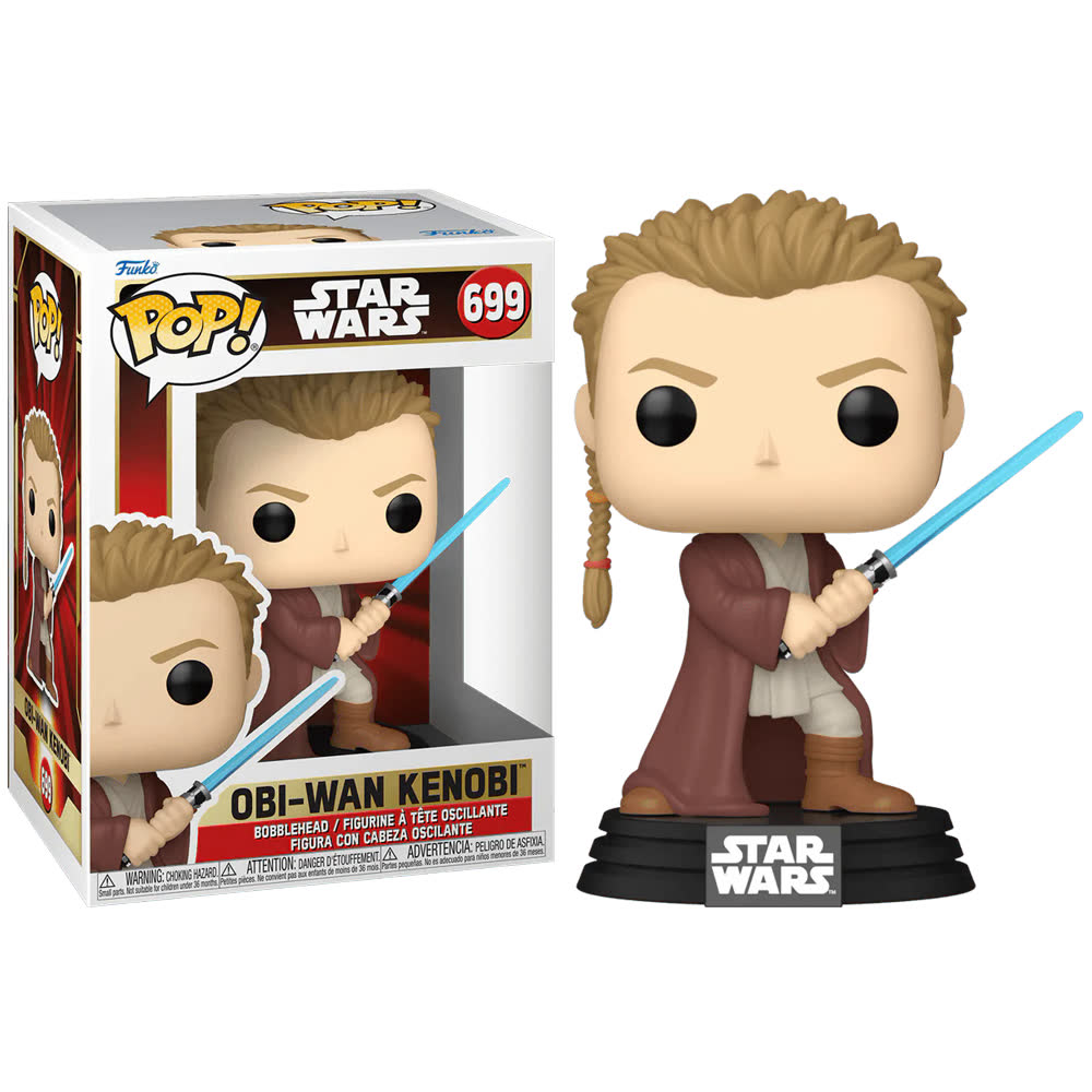 Фигурка Funko Pop! Star Wars EP1 The Phantom Menace Anniversary - Obi-Wan (Young) (699)