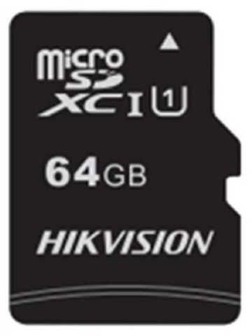 MicroSD  64GB  Hikvision Class 10 UHS-I U1  (92/30 Mb/s) + SD адаптер