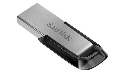 USB 3.0  64GB  SanDisk  Ultra Flair  корпус металл/чёрный