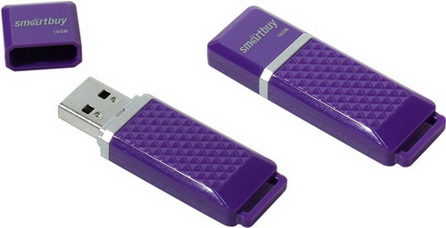 USB  16GB  Smart Buy  Quartz  фиолетовый