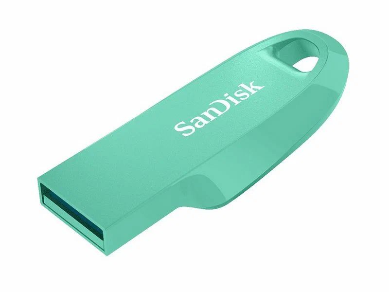 USB 3.2  128GB  SanDisk  Ultra Curve  зелёный