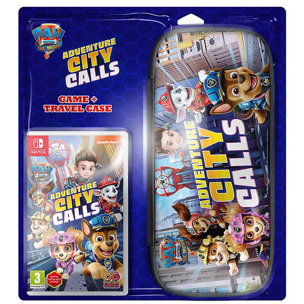 Paw Patrol The Movie: Adventure City Calls  + жесткий чехол [Nintendo Switch, русская версия]