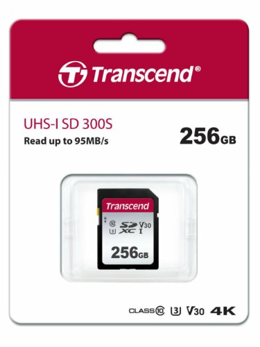 SDXC  256GB  Transcend 300S Class 10 UHS-I U3 V30