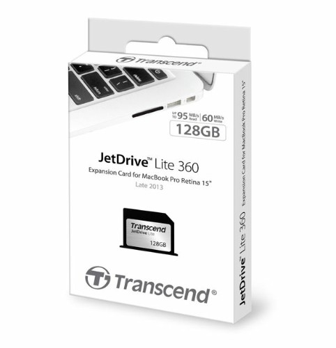 Карта расширения памяти  128GB  Transcend JetDrive Lite 360 для Apple MacBook