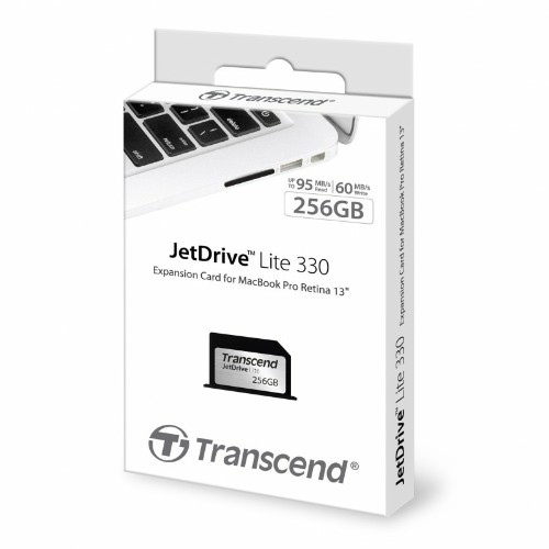 Карта расширения памяти  256GB  Transcend JetDrive Lite 330 для Apple MacBook
