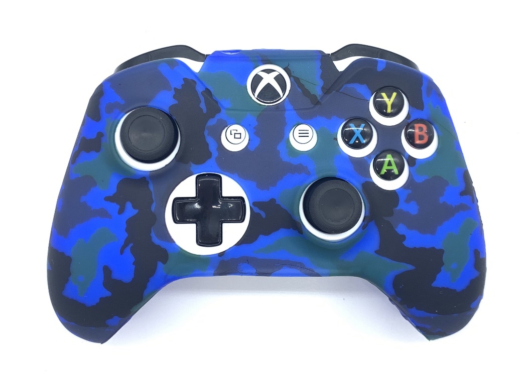 Чехол защитный XB One Silicon Case for Controller Camouflage Blue