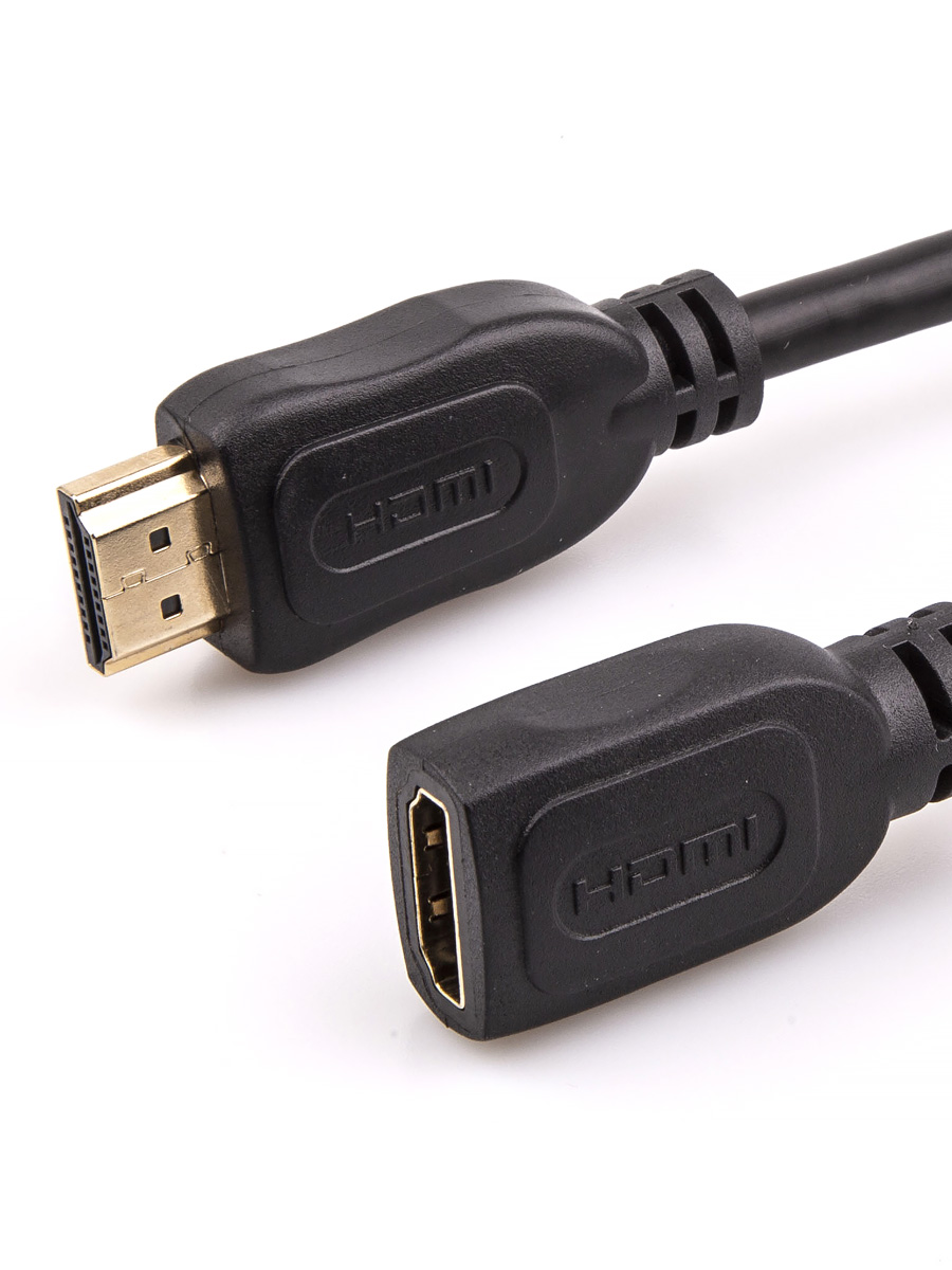 Кабель удлинительный  HDMI-19M---HDMI-19F ver 2.0, 2m, Telecom <TCG-200MF-2M> (1/50)