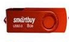 USB 3.0  16GB  Smart Buy  Twist  красный