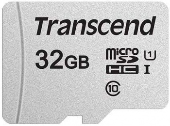 MicroSD  32GB  Transcend 300S UHS-I U1 без адаптрера
