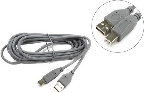 Кабель SMART BUY USB 2.0 A-->B 3,0 м. (К545) (1/125)