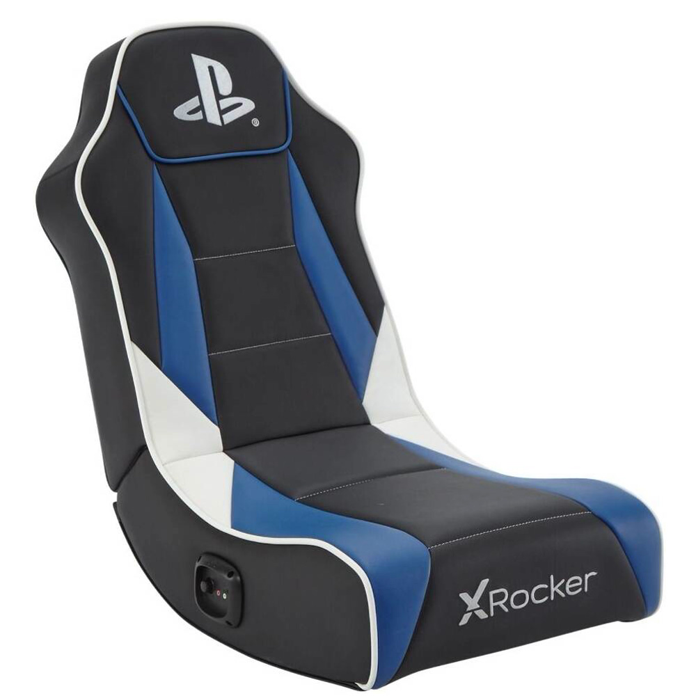 Игровое кресло X-Rocker Officially Licensed PlayStation Geist 2.0 ( Black/Blue )