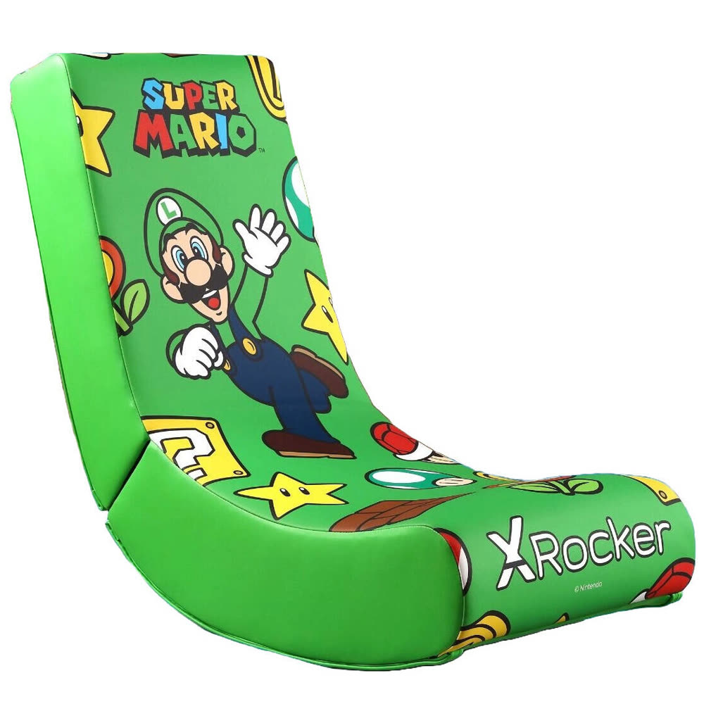 Игровое кресло X-Rocker Nintendo Video Rockers - Luigi - Power Up Edition