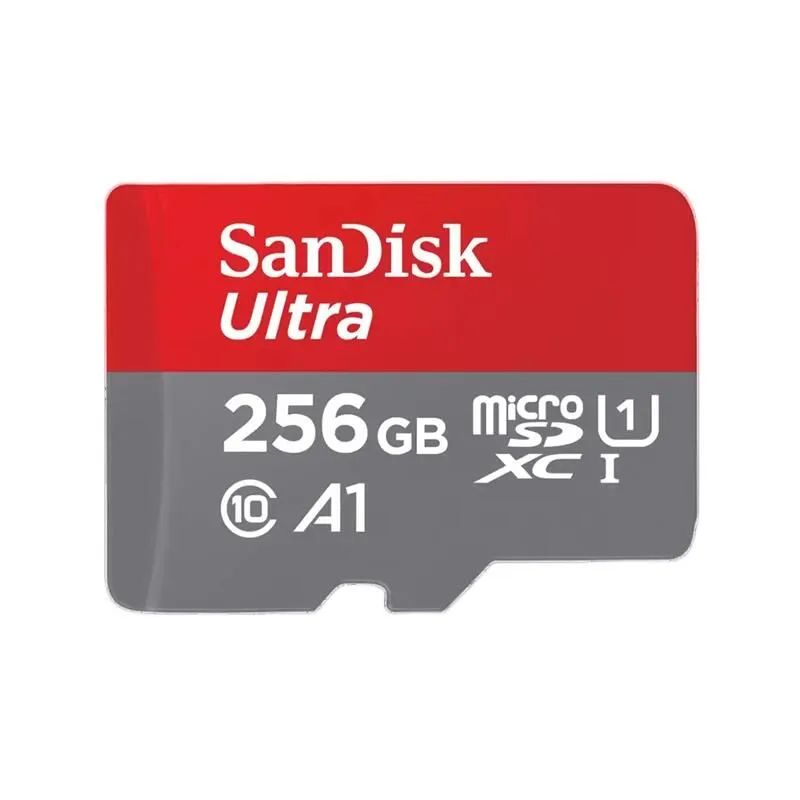 MicroSDXC  256GB  SanDisk Class 10 Ultra UHS-I  A1 (120 Mb/s) без адаптера