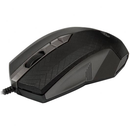 Мышь проводная RITMIX ROM-202, USB, серый (1/100)