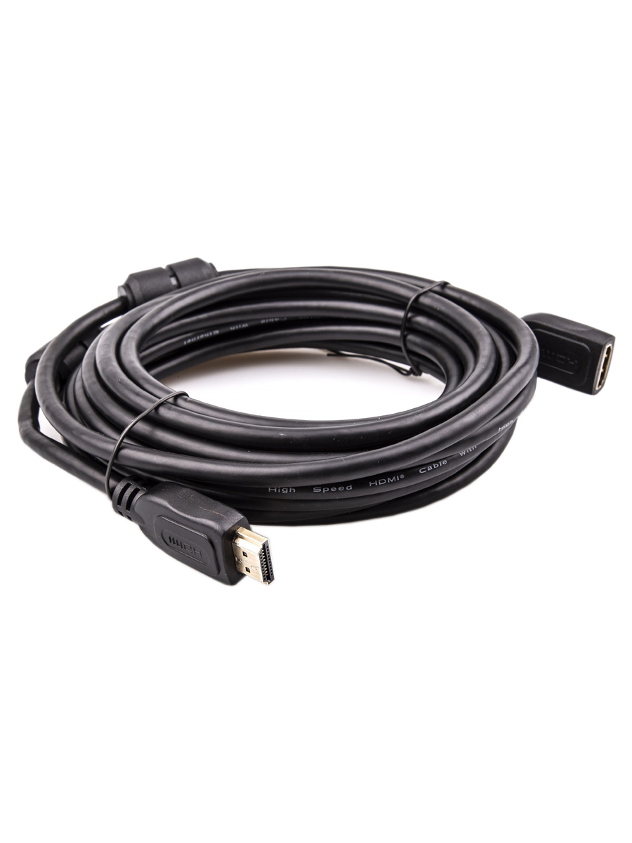 Кабель удлинительный  HDMI-19M---HDMI-19F ver 2.0, 5m, Telecom <TCG-200MF-5M> (1/25)