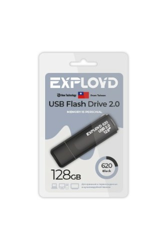 USB  128GB  Exployd  620  чёрный