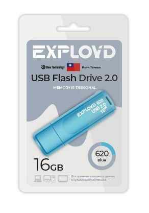 USB  16GB  Exployd  620  синий