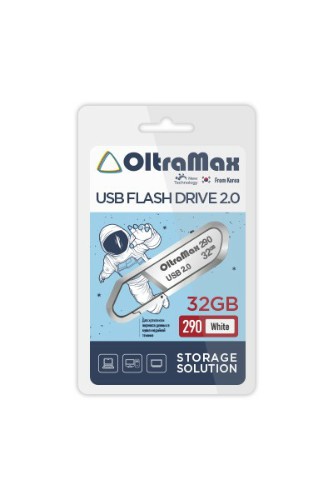USB  32GB  OltraMax  290  белый