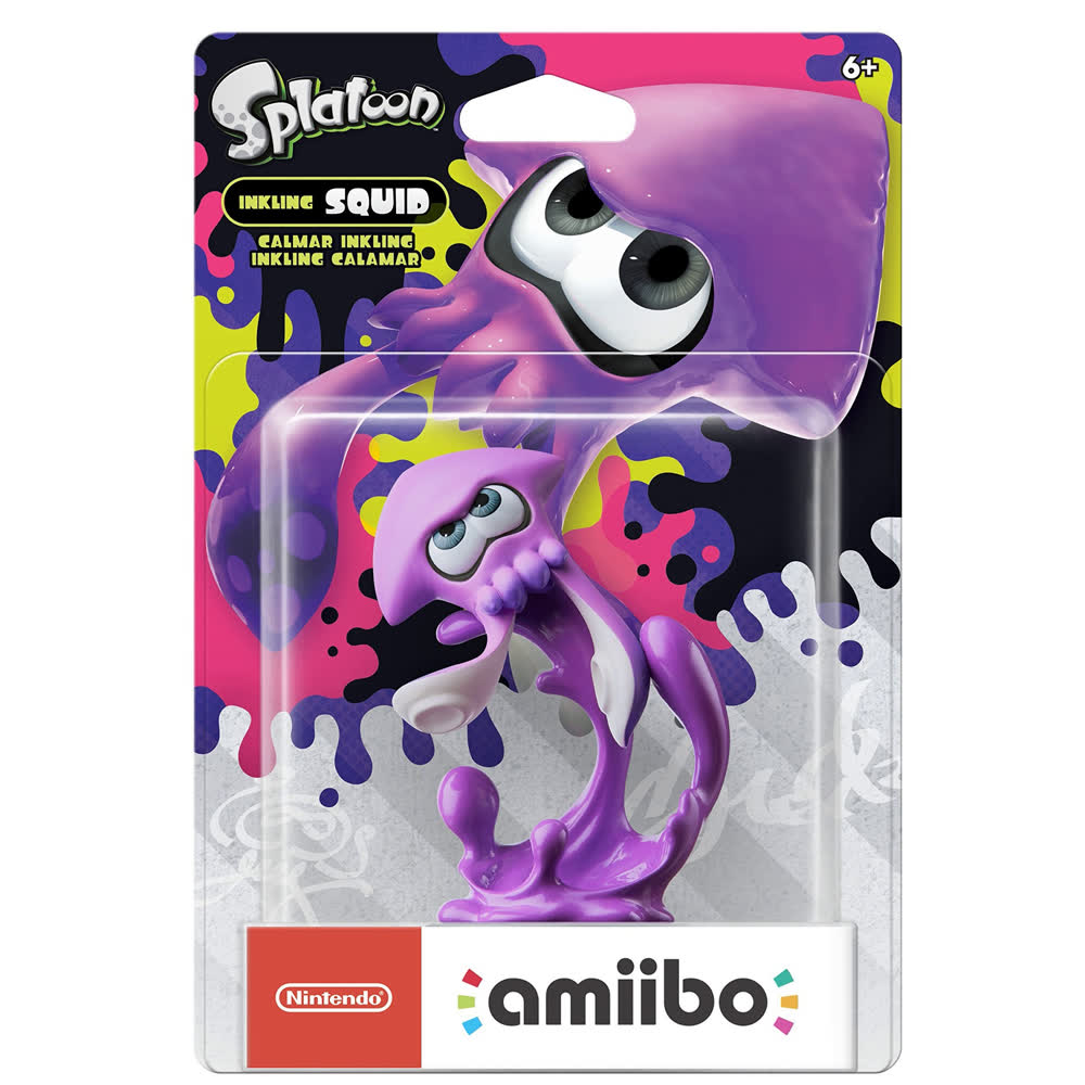 Inkling Squid, Neon Purple (Splatoon коллекция) [Nintendo Amiibo Character]