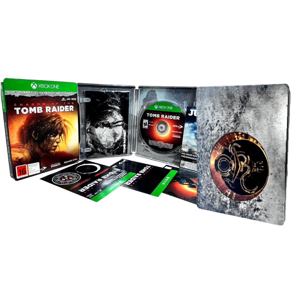 Shadow of the Tomb Raider - Croft Steelbook Edition [Xbox One, русская версия]